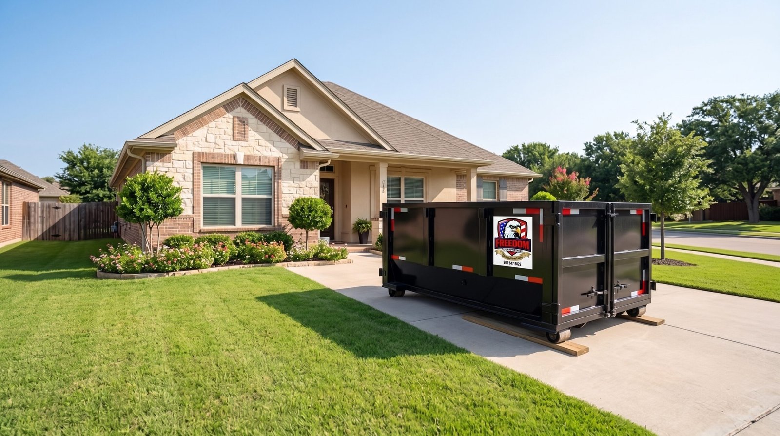 Dumpster Rental for Construction & Remodeling in Sherman, TX